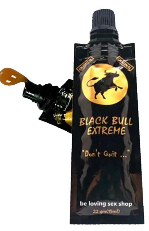 Black Bull Extreme™  " Potenciador Sexual Masculino " 12 Sobres