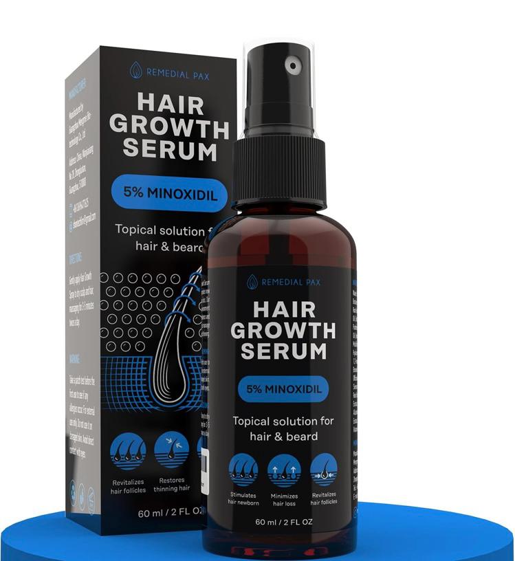 Kit de Minoxidil + Dermaroller para Crecimiento Capilar